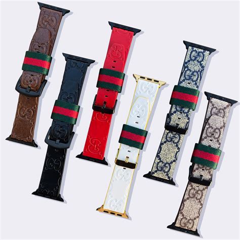 apple watch designer bands gucci|gucci apple watch band original.